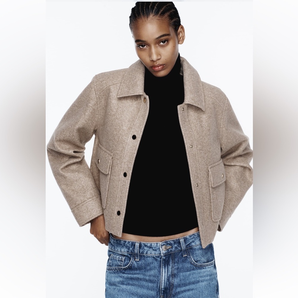 Zara Cropped Jacket **NWT**